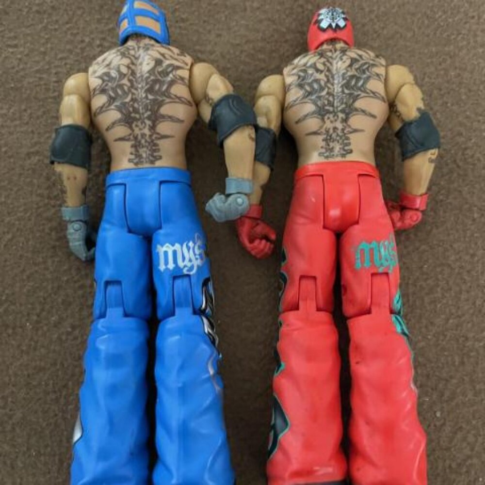 WWE WRESTLING ACTION FIGURE SET "REY MYSTERIO 619" - Picture 2 of 2